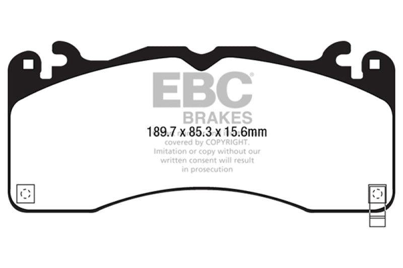 EBC 15-23 Ford Mustang 5.0L (Gen 6) Redstuff Front Brake Pads