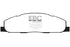 EBC 09-11 Dodge Ram 2500 Pick-up 5.7 2WD/4WD Yellowstuff Rear Brake Pads