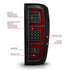 ANZO 19-23 GMC Sierra 1500/2500HD/3500HD Smoke Black Replacement Full LED Bar Tail Light