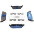 Timbren 19-26 Ram 1500/22-25 Jeep Grand Wagoneer BES Severe Duty Semi-Metallic Brake Pads - Rear