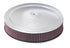 K&N 14in Red Custom Air Cleaner Assembly - 5.125in ID x 14in OD x 2.75in H x 1.25in Drop Base