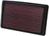 K&N 02-07 WRX/STi Drop In Air Filter 11in O/S Length / 6.563in O/S Width / 1.063in Height