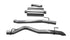 Corsa 2020-2025 Jeep Gladiator JT 3.0in Cat-Back Single Side Exit w/ Turn Down Tip