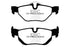 EBC 13+ BMW X1 2.0 Turbo (28i) Ultimax2 Rear Brake Pads