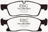 EBC 11+ Dodge Durango 3.6 Yellowstuff Front Brake Pads