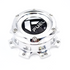 FUEL POLISHED BILLET CAP FOR 8X6.5/170