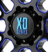 XDS CAP LARGE 5 LUG SG-BLK-BLUE TINT CC