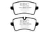 EBC 11 Audi A6 2.0 Turbo Redstuff Rear Brake Pads