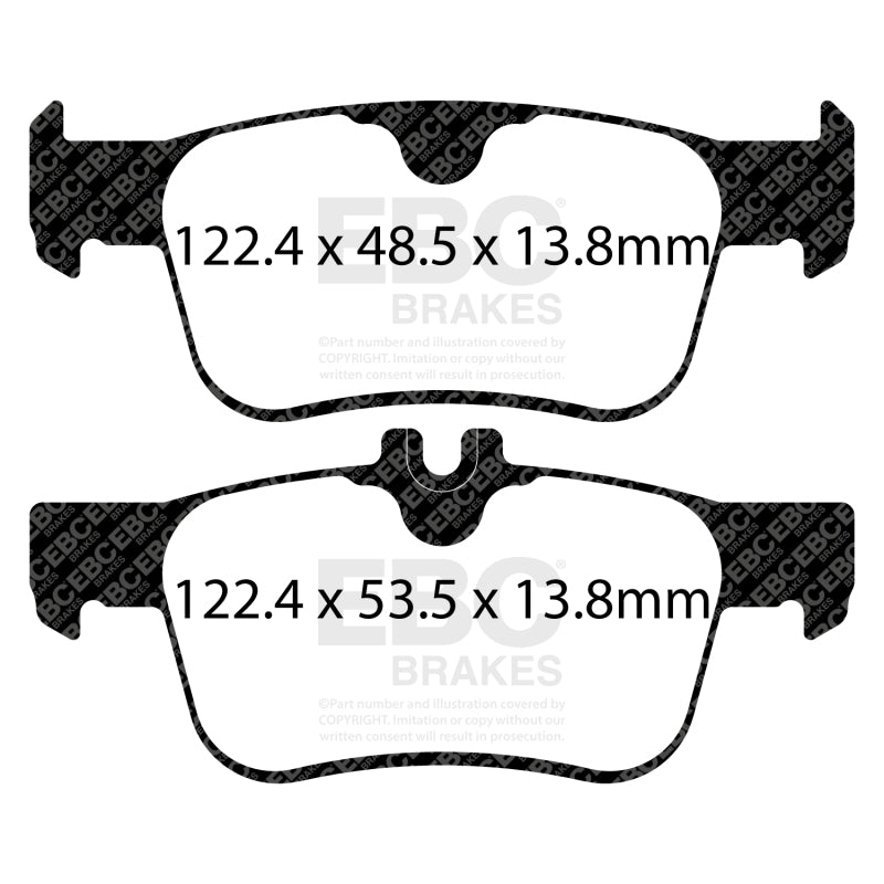 EBC 2017+ Honda Civic Turbo Type-R 2.0L Yellowstuff Rear Brake Pads