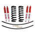 Suspension Lift Kit w/Shock Nitro Shocks 1.5-2 Inch Lift Incl. Front Coil Springs Rear Add-A-Leafs Skyjacker