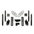 Suspension Lift Kit w/Shock Black MAX Shocks 4 Inch Lift Incl. Front Coil Springs Brackets Rear U Bolt Kit Rear Block Skyjacker