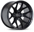 Vossen HF6-4 22x10 - 8x170 - ET-18 - Super Deep Face - 125.1 - Satin Black Wheel