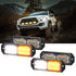 (4PSC/SET) 24LED Emergency Surface Mount Grill Strobe Light for Trucks Vehicles ATV RV Cars Van
