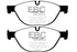 EBC 12-13 BMW 528 2.0 Turbo (F10) Performance Redstuff Front Brake Pads