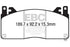 EBC 2015+ Ford Mustang GT350 Bluestuff Front Brake Pads