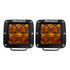 D-Series Spot with Amber PRO Lens Pair Rigid Industries