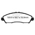 EBC 14+ Acura MDX 3.5 Yellowstuff Front Brake Pads