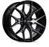 Vossen HF6-4 20x9 / 6x139.7 BP / ET18 / 106.1 CB - Tinted Gloss Black