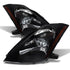 xTune Nissan 350Z 03-05 Crystal Headlights Xenon/Hid Model Only Black HD-JH-N350Z-HID-BK