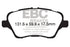 EBC 2017+ Ford Fiesta (MK7) Bluestuff Front Brake Pads