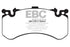 EBC 11+ Audi A8 Quattro 6.3 (Cast Iron Rotors) Redstuff Front Brake Pads