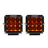 LED Light Pods D-XL Amber PRO Pair Surface Mount Brackets and Hardware Vibration Dampeners Wire Harness & Switch Rigid Industries
