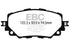 EBC 15-17 Mazda Miata MX-5 Redstuff Ceramic Low Dust Front Brake Pads