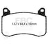 EBC 2020+ Tesla Model Y Yellowstuff Front Brake Pads