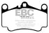 EBC 03-05 Porsche 911 (996) (Cast Iron Rotor only) 3.6 Carrera 4S Yellowstuff Front Brake Pads