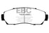 EBC 07-09 Acura RDX 2.3 Turbo Yellowstuff Front Brake Pads