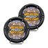 360-Series 4 Inch Led Off-Road Drive Beam Amber Backlight Pair RIGID Industries