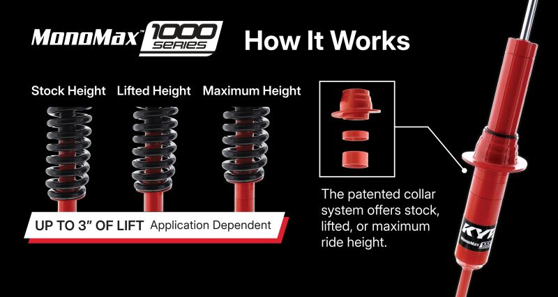 KYB 18-26 Jeep Wrangler JL 1000 Series Rear Shock