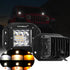 3"/4"/7"/12"/20" - 6 Modes White&Amber LED Working Light with Wiring Harness for SUV ATV UTV Trucks Pickup Boat