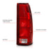 ANZO 1988-1999 Chevy C1500 Taillight Red/Clear Lens (OE Replacement)