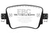 EBC 15-19 Volkswagen GTI 2.0T Redstuff Rear Brake Pads
