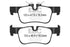 EBC 16-18 BMW X1 Yellowstuff Rear Brake Pads