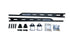 Fabtech 99-10 Ford F250/350 4WD Floating Rear Traction Bar System