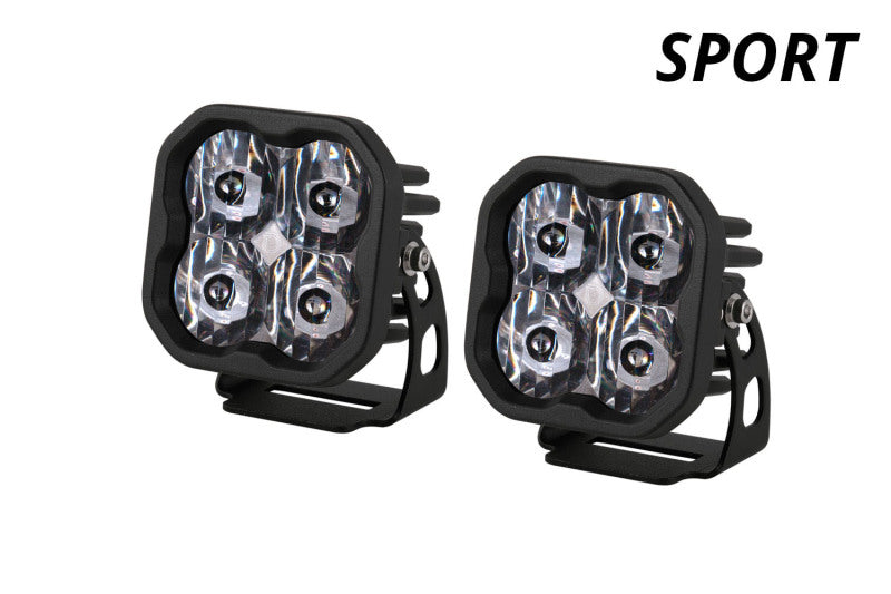 Diode Dynamics SS3 LED Pod Sport - White SAE Driving Standard (Pair)