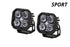 Diode Dynamics SS3 LED Pod Sport - White SAE Driving Standard (Pair)