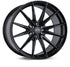 Vossen HFX-2 22x10 / 6x139.7 / ET-18 / Super Deep Face / 106.1 - Satin Black Wheel