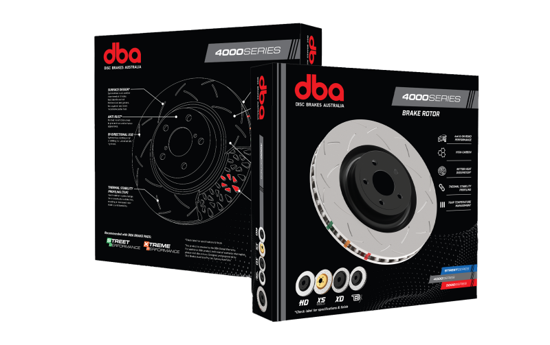 DBA 96-97 Lexus LX 450 / 8/92+ Toyota Landcruiser 80 Series Rear Slotted 4000 Series Rotor