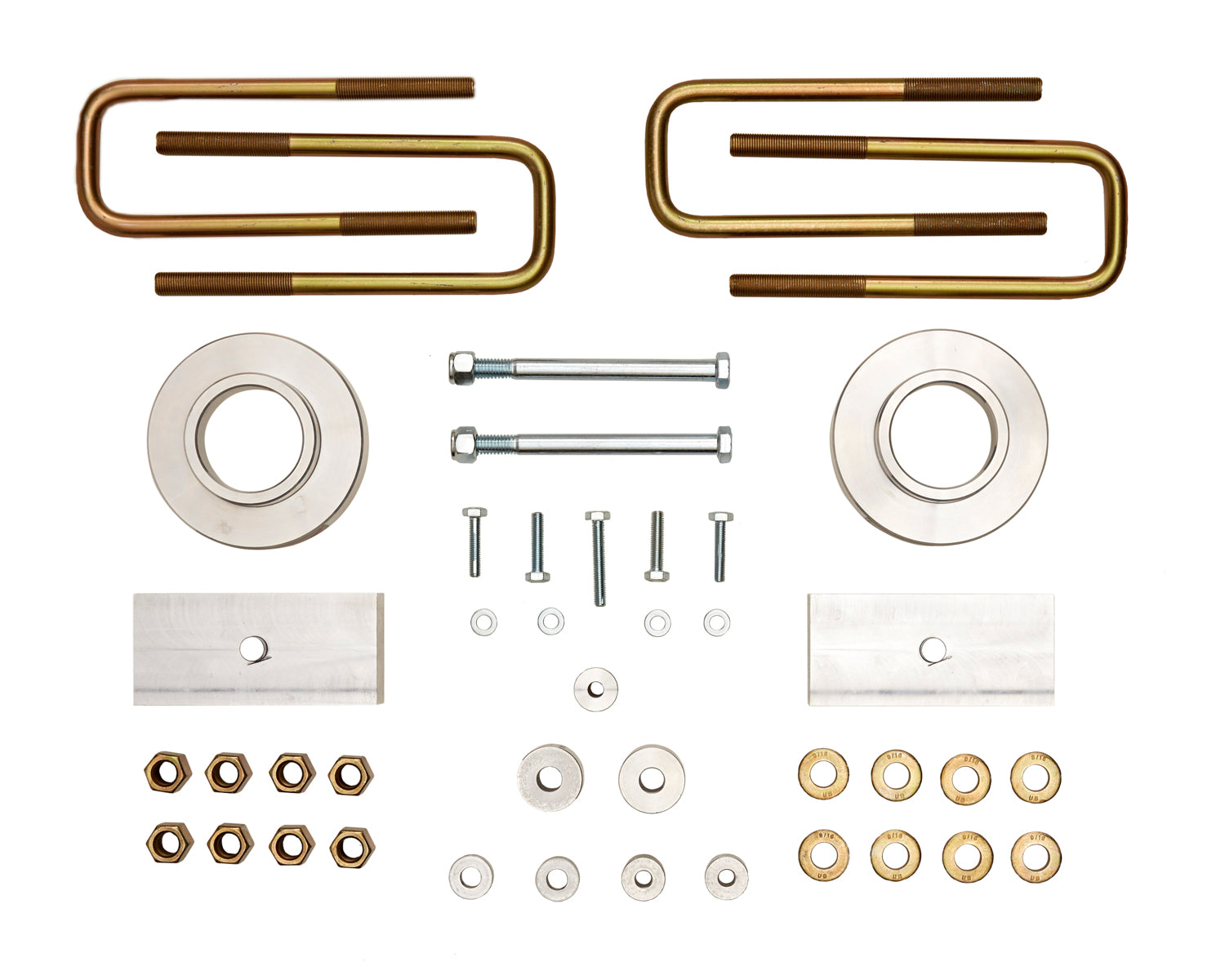Tacoma 1.5 Inch Front 1.5 Inch Rear Lift Kit With Rear Block For 17-18 Toyota Tacoma TRD Pro Revtek