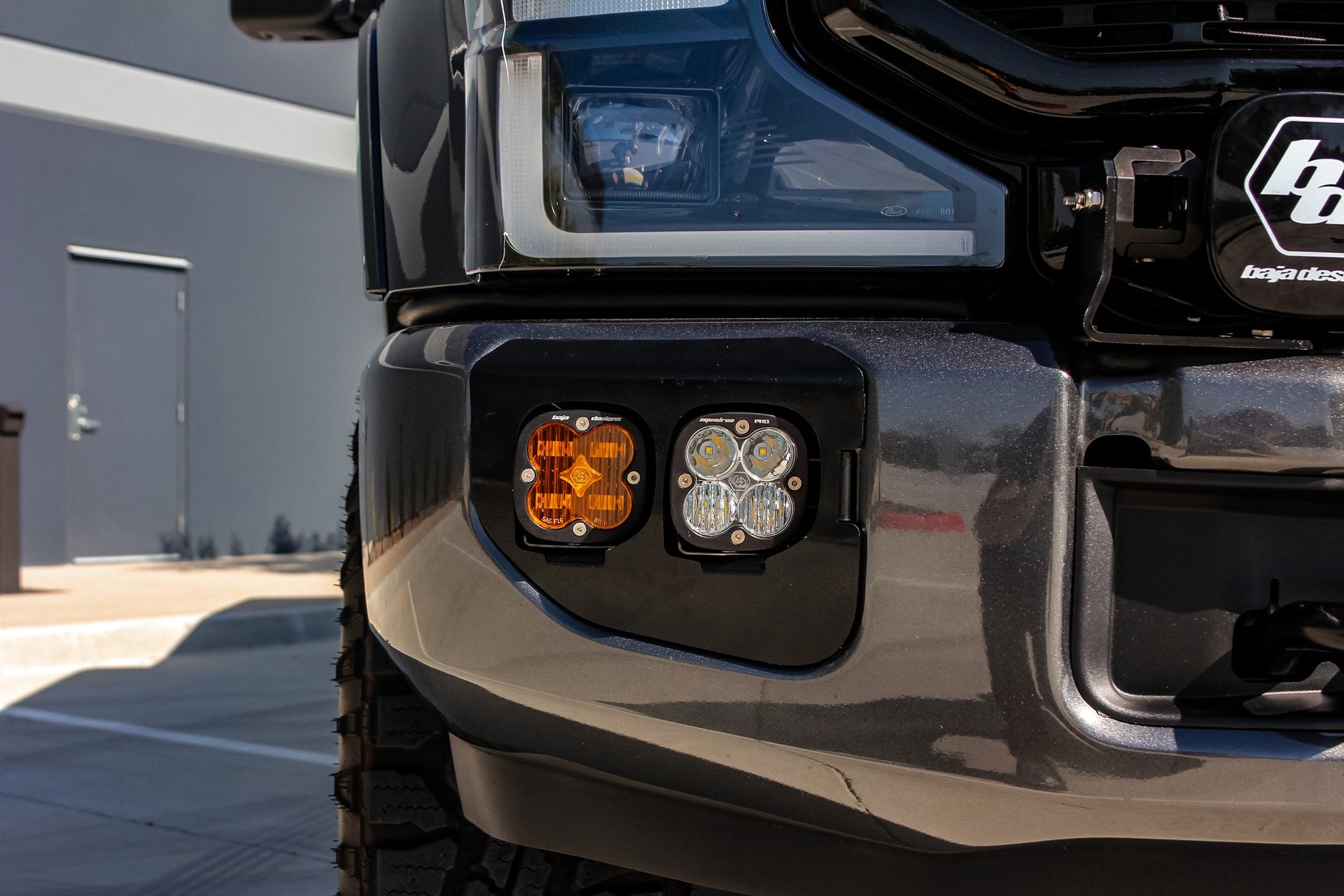  Ford Super Duty (20-22) Fog Lights FPK Amber SAE/Pro DC Baja Designs w/Upfitter Baja Designs