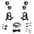GMC 2500/3500 (20-On) Clear Spot/Amber W/C Fog Pocket Kit Baja Designs