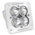 Flush Mount LED Light Pod White Clear Lens Work/Scene Pattern Squadron Pro Baja Designs