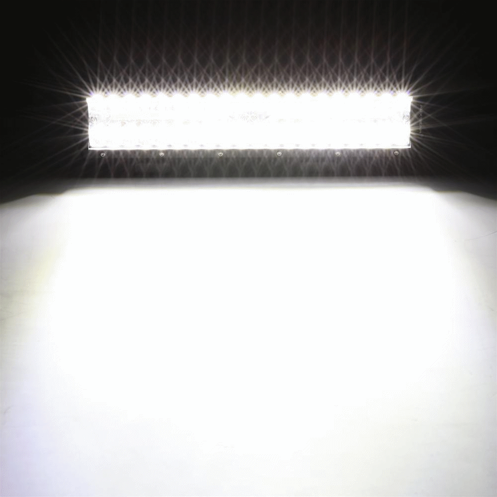 12 inch 300W 6 Modes White&Amber Off Road Led Light Bar