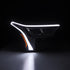 AlphaRex 22-23 Toyota Tundra LUXX-Series Headlights Black w/Amber DRL - Req 810029 OR 810030
