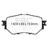 EBC 14+ Mazda 3 2.0 (Mexico Build) Yellowstuff Front Brake Pads