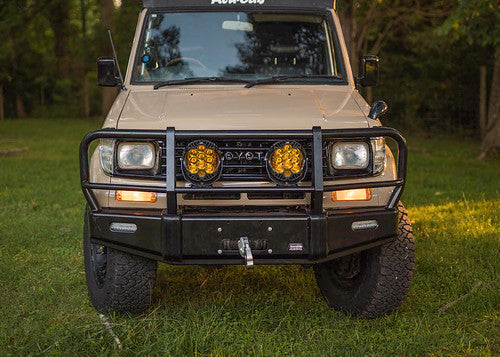 DOBINSONS BULL BAR CLASSIC BLACK FOR TOYOTA LAND CRUISER 70 SERIES 1984-2006 - BU59-3515