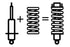 DOBINSON ASSEMBLE PAIR OF STRUTS W/COIL AND CAP - STRUTASSY190